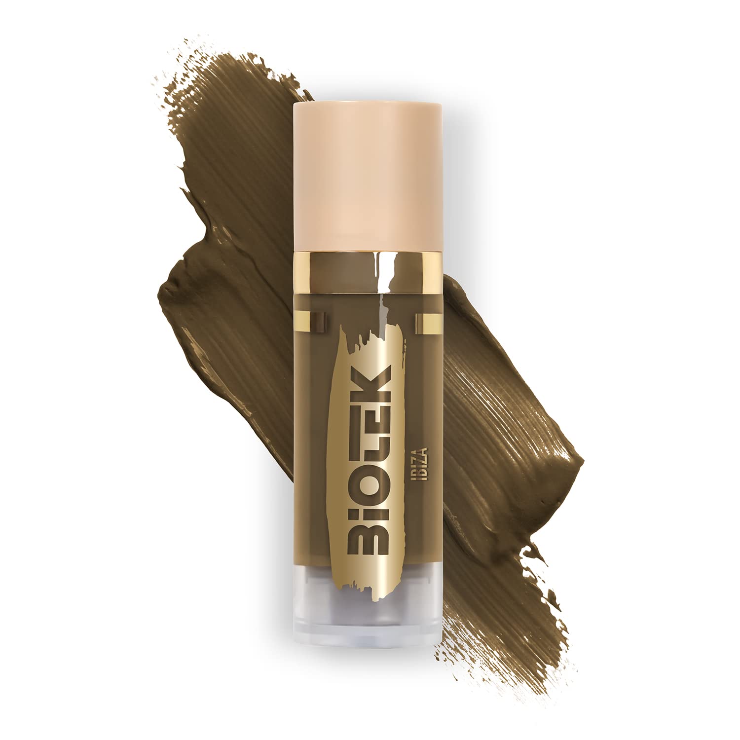 Biotek Brow Pigment Ibiza Neutral Light Brown – Permanent Makeup Ink, Creamy Inorganic, 0.61 fl oz, Made in Italy