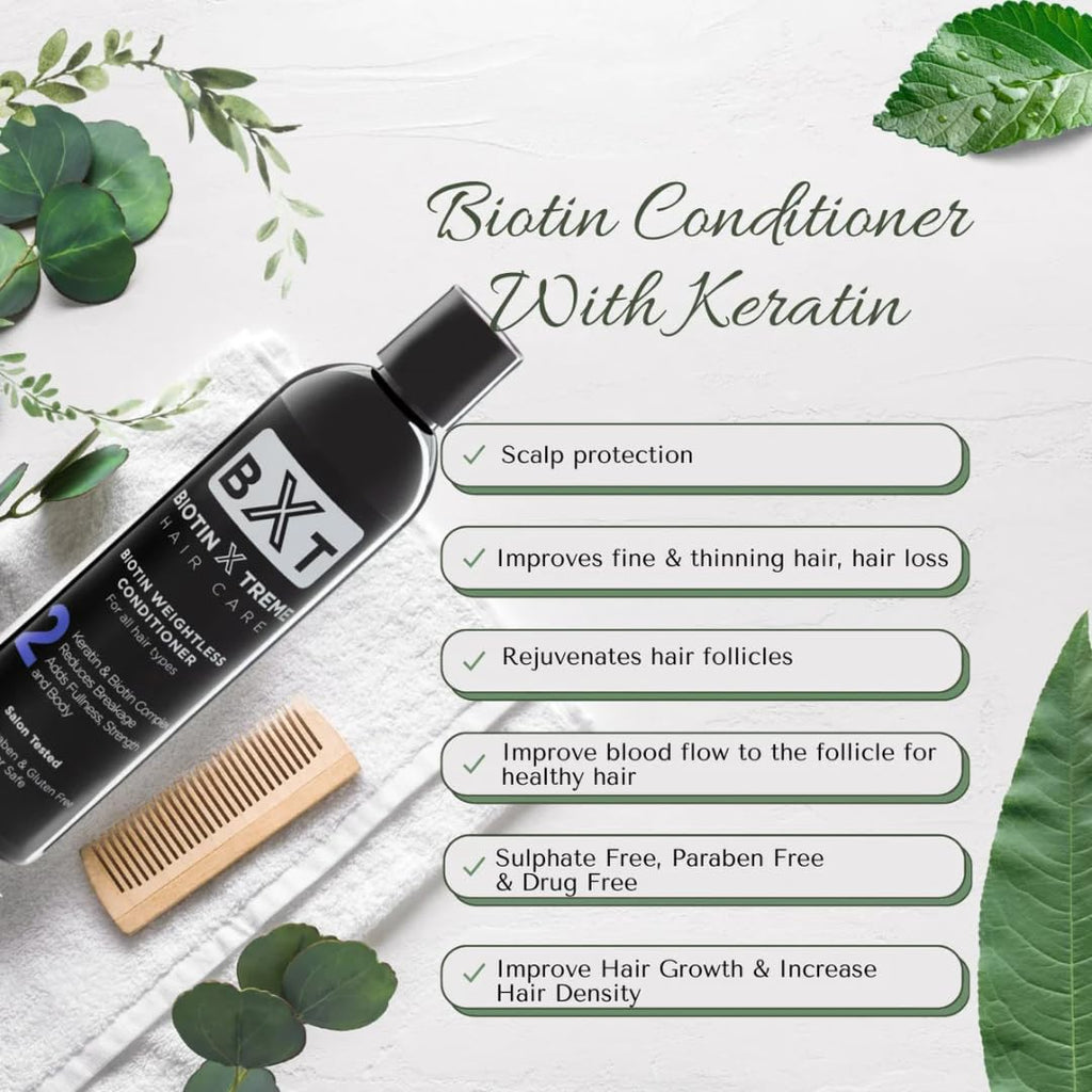 Biotin X Treme Natural Hair Growth Conditioner | Strengthen & Smooth Thinning Hair