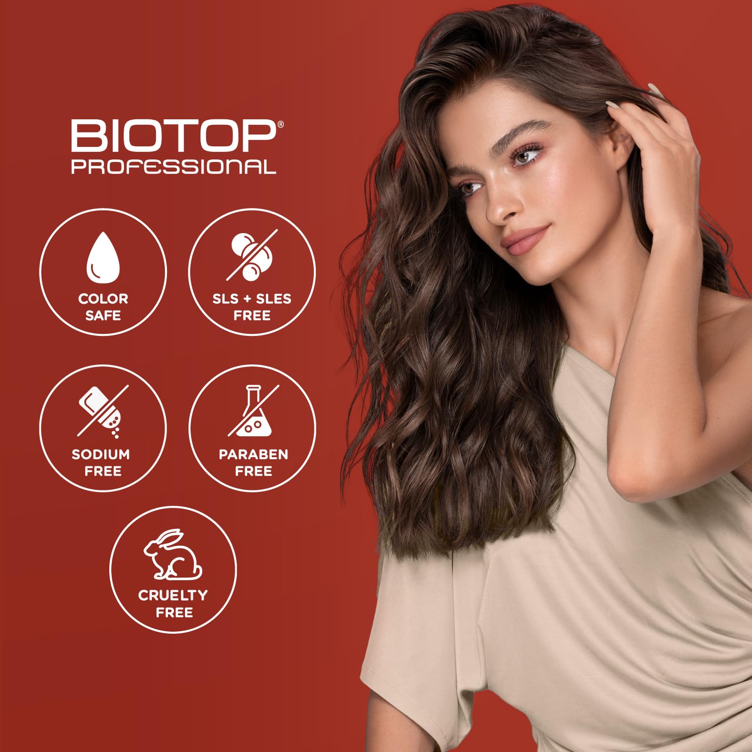 Biotop Professional 02 Eco Dandruff Shampoo – Hydrating, Color-Safe Anti-Dandruff (8.45 oz)