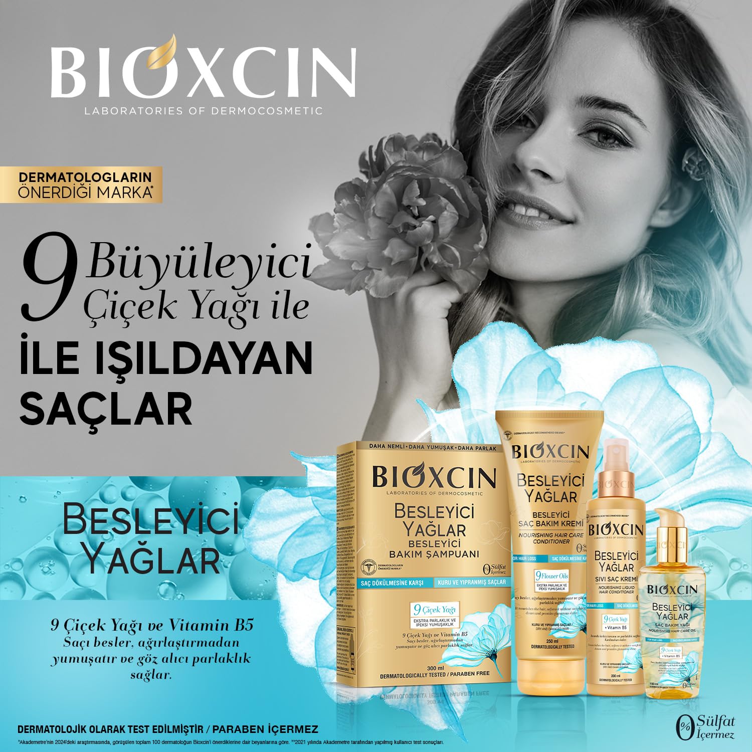 BIOXCIN Nourishing Oils Liquid Conditioner – Sulfate-Free Hydration for Dry & Damaged Hair (200 ml)