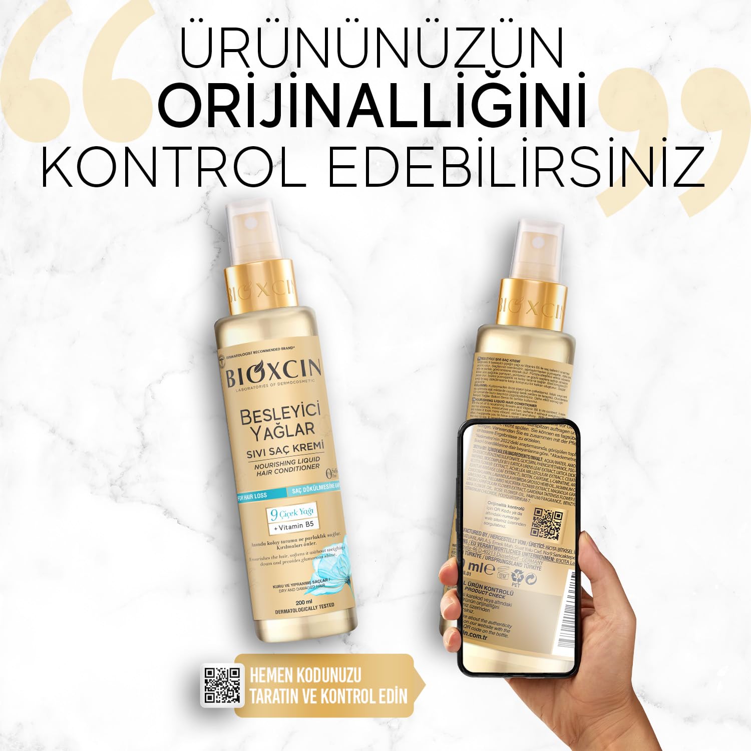 BIOXCIN Nourishing Oils Liquid Conditioner – Sulfate-Free Hydration for Dry & Damaged Hair (200 ml)