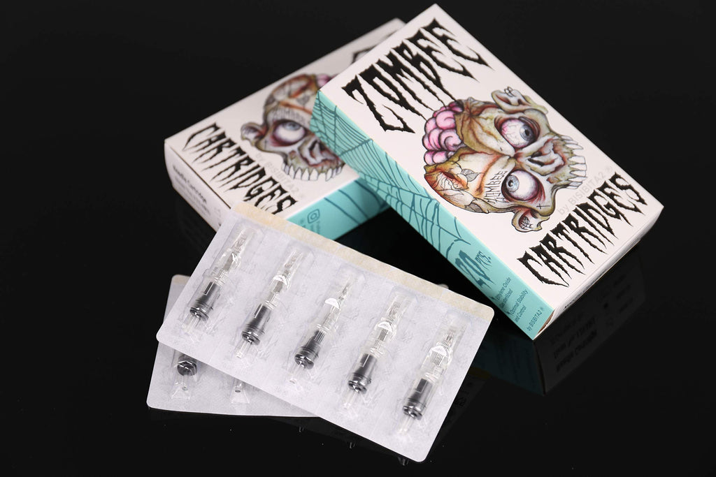 BISIBITA2 ZOMBEE Disposable Tattoo Needle Silicon Cartridge 20Pcs (1211RL) | Precision & Quality