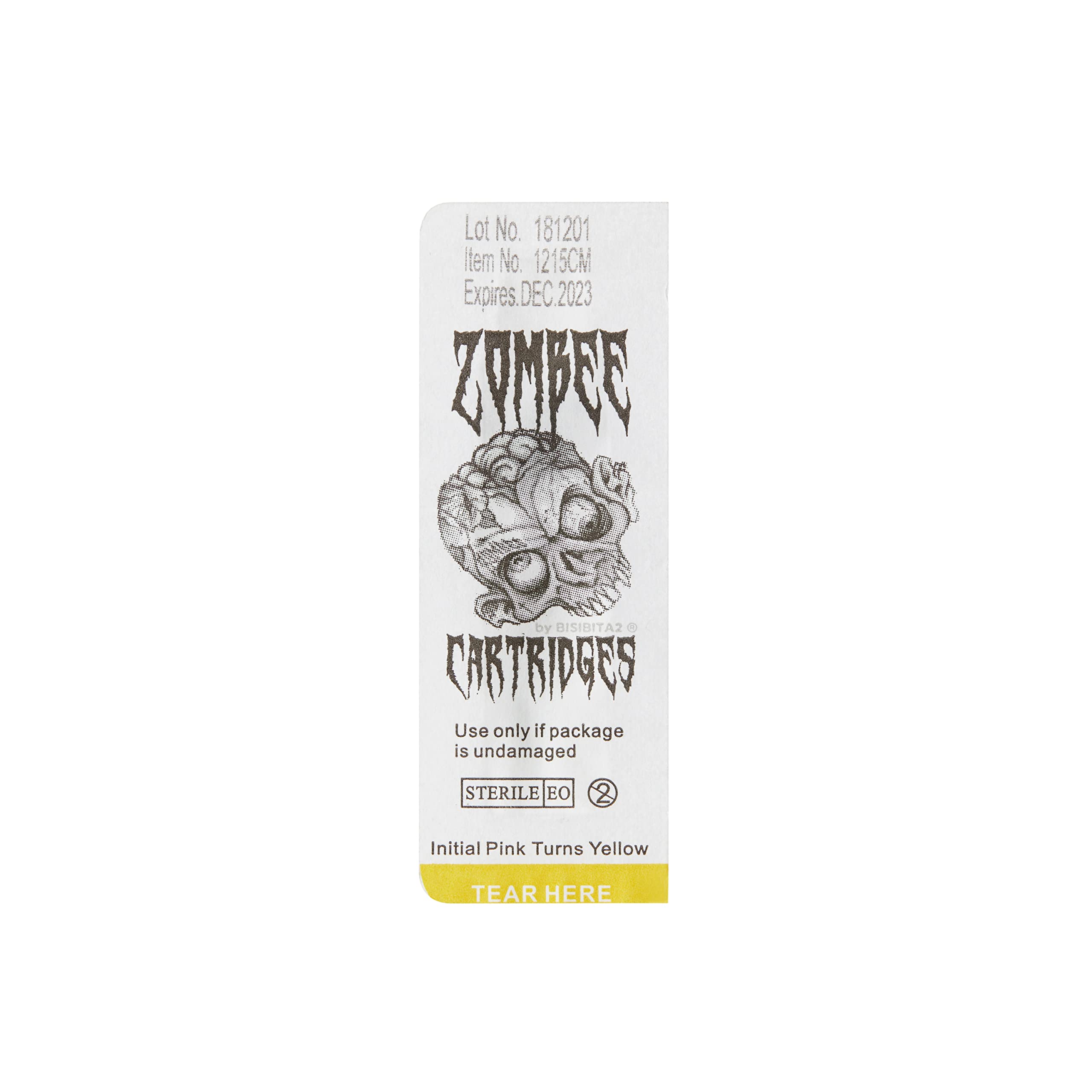 BISIBITA2 ZOMBEE Disposable Tattoo Needle Silicon Cartridge 20Pcs (1211RL) | Precision & Quality