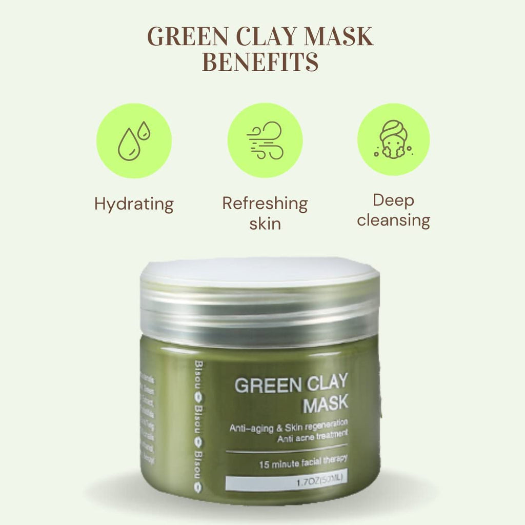 Bisou Bisou Bisou Clay Mask Trio with Dead Sea Mud & Charcoal Gel