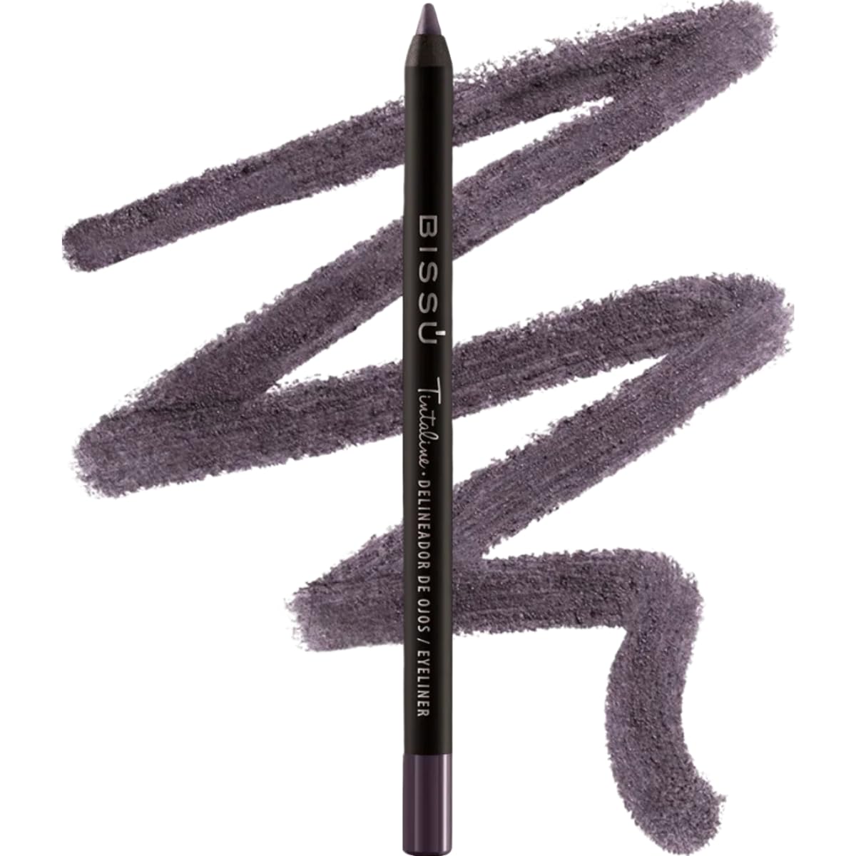 Bissú Tintaline Eyeliner - 25 Vivid Colors, High-Coverage, Long-Lasting & Smudge-Proof (Purple)