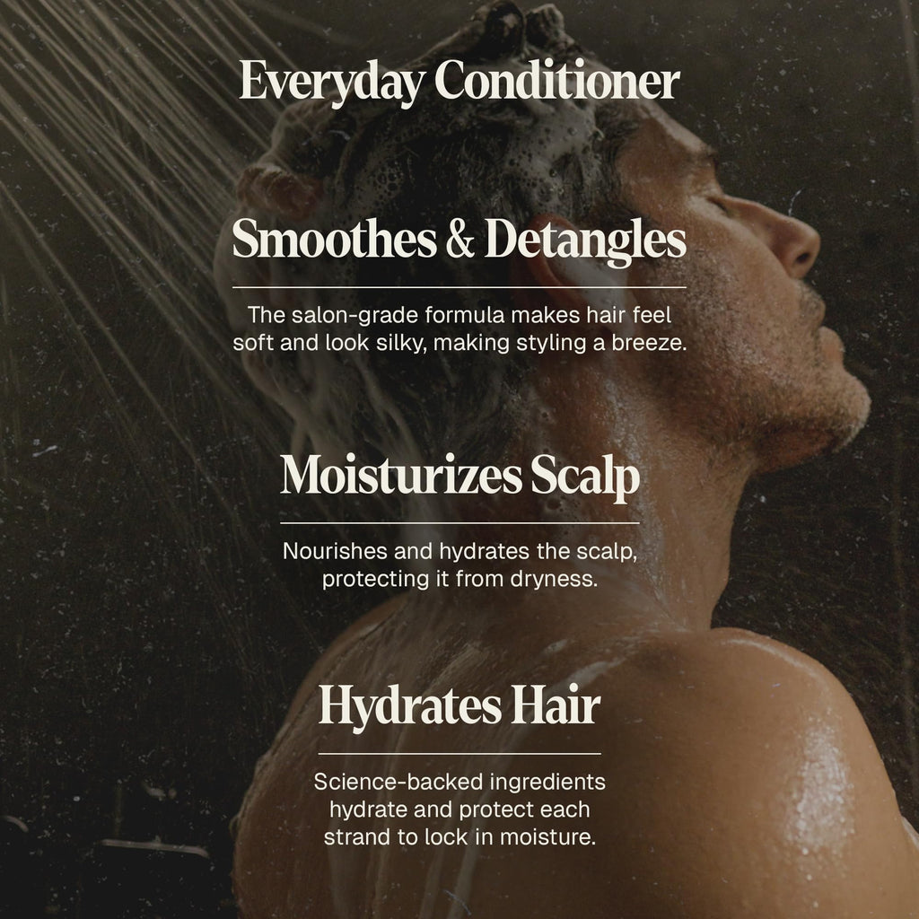 Black Wolf Mens Everyday Hair Conditioner — Salon-Grade Hydration & Detangling