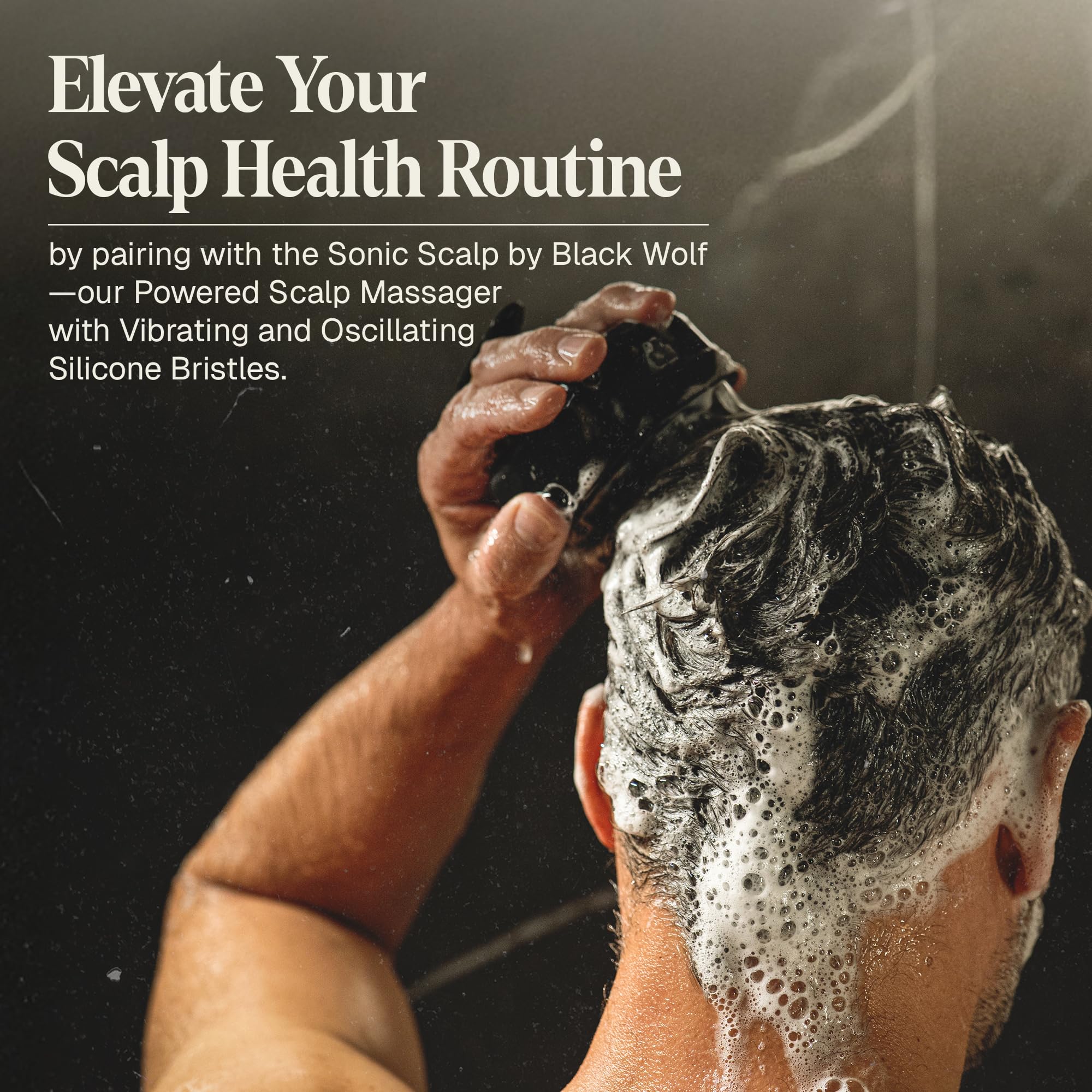 Black Wolf Mens Everyday Hair Conditioner — Salon-Grade Hydration & Detangling