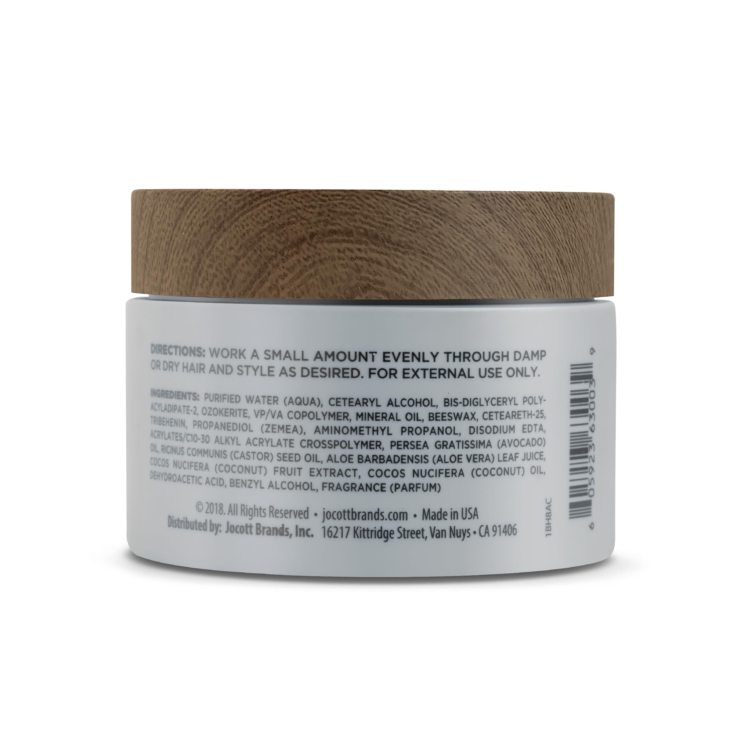 Blackstone Men's Grooming Thickening Fiber Paste Gel – Pliable Hold, Matte Finish, Volume Boost | Paraben & Cruelty Free | Made in USA, Sandalwood (4 oz)