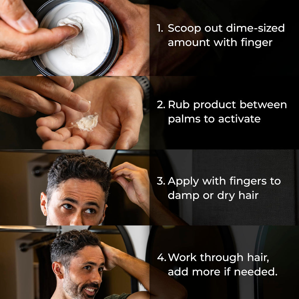 Blackwood For Men BioFuse Hair Cream Clay — Matte Finish Styler (3oz)