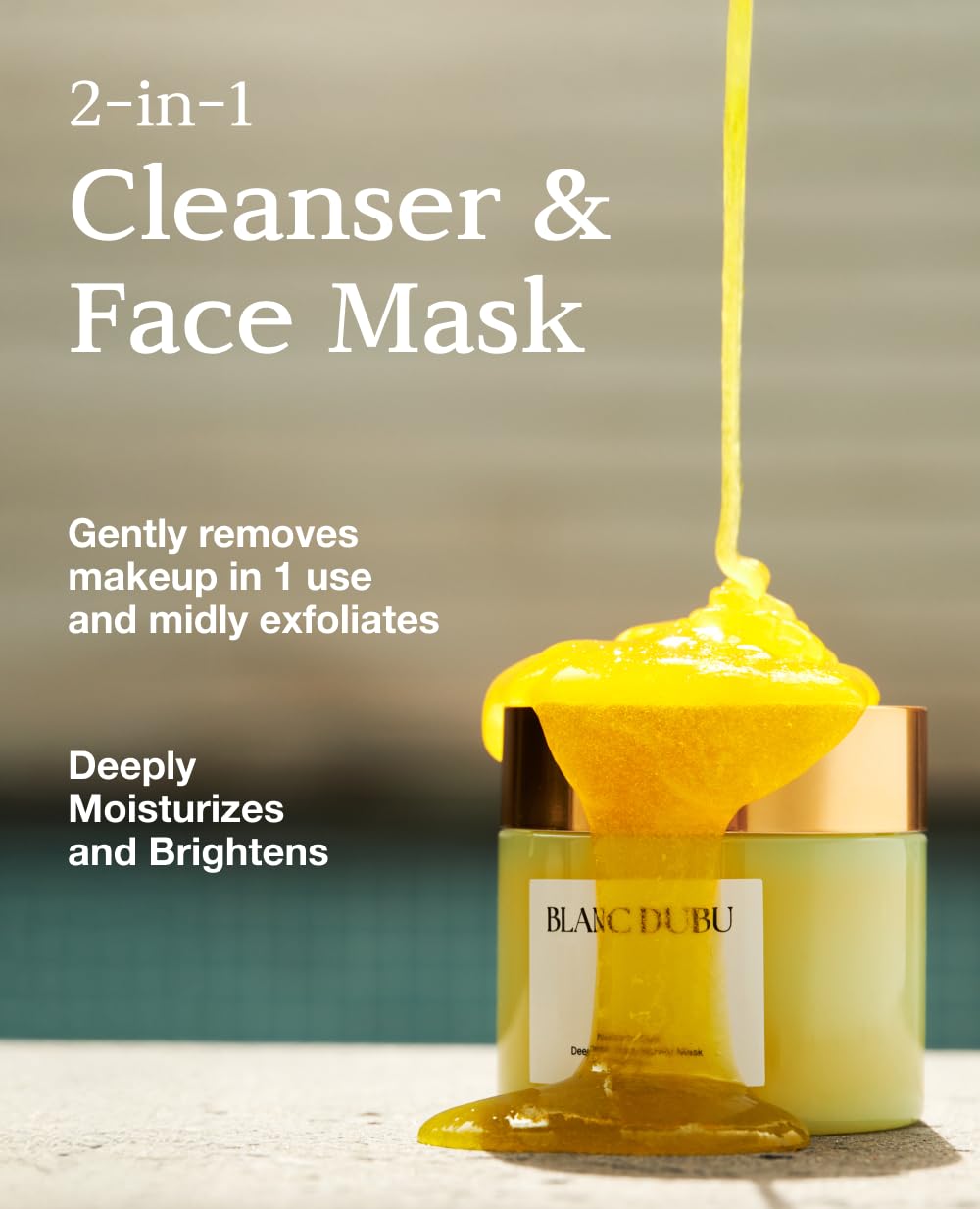 BLANC DUBU Nuborn Cell Deep Clean Spa Honey Mask | 2-in-1 Korean Cleanser & Exfoliating Face Wash