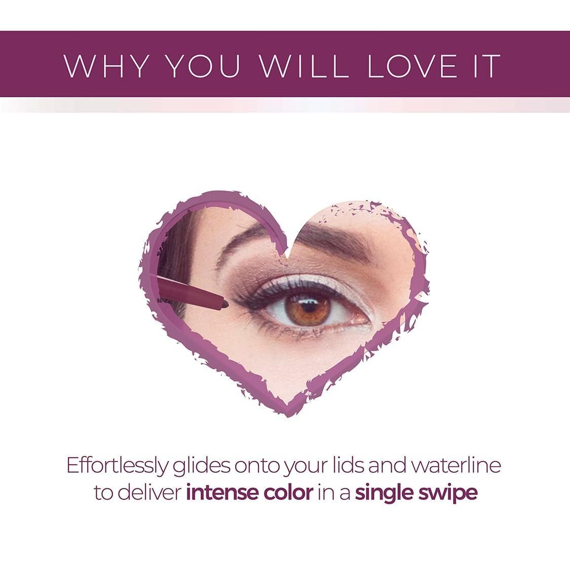 blinc Eyeliner Pencil – Waterproof Gel Eyeliner with Built-In Sharpener | Vegan & Cruelty-Free