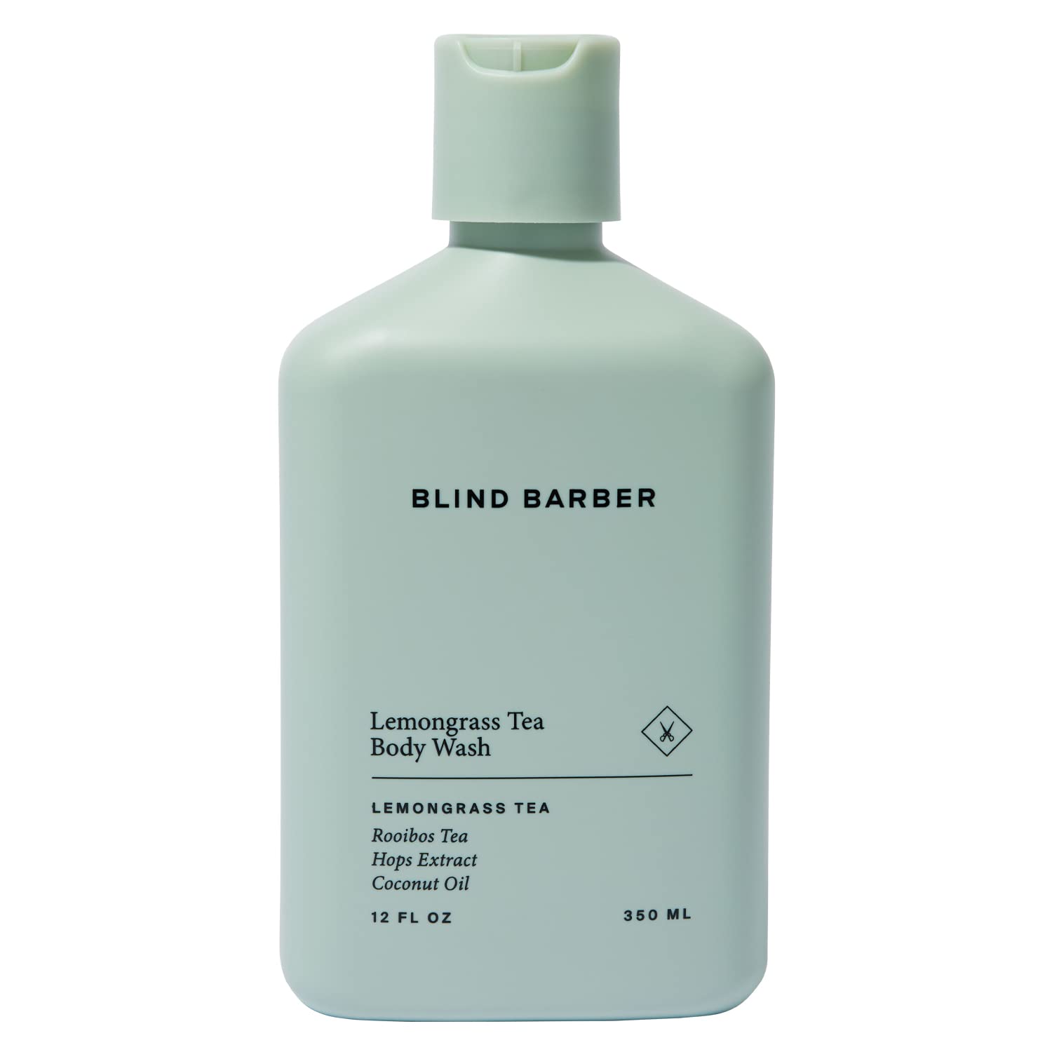 Blind Barber Lemongrass Tea Body Wash for Men – Sulfate-Free, Paraben-Free, Cruelty-Free, No Artificial Dyes (12 oz)