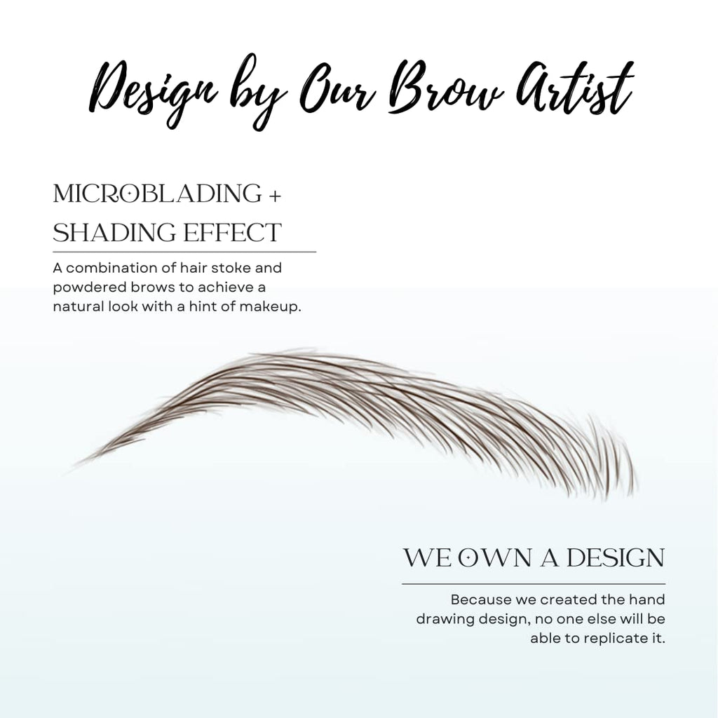 Bliss and Beyond USA 2 Sheets Eyebrow Tattoos – Waterproof & Long-Lasting Natural Look