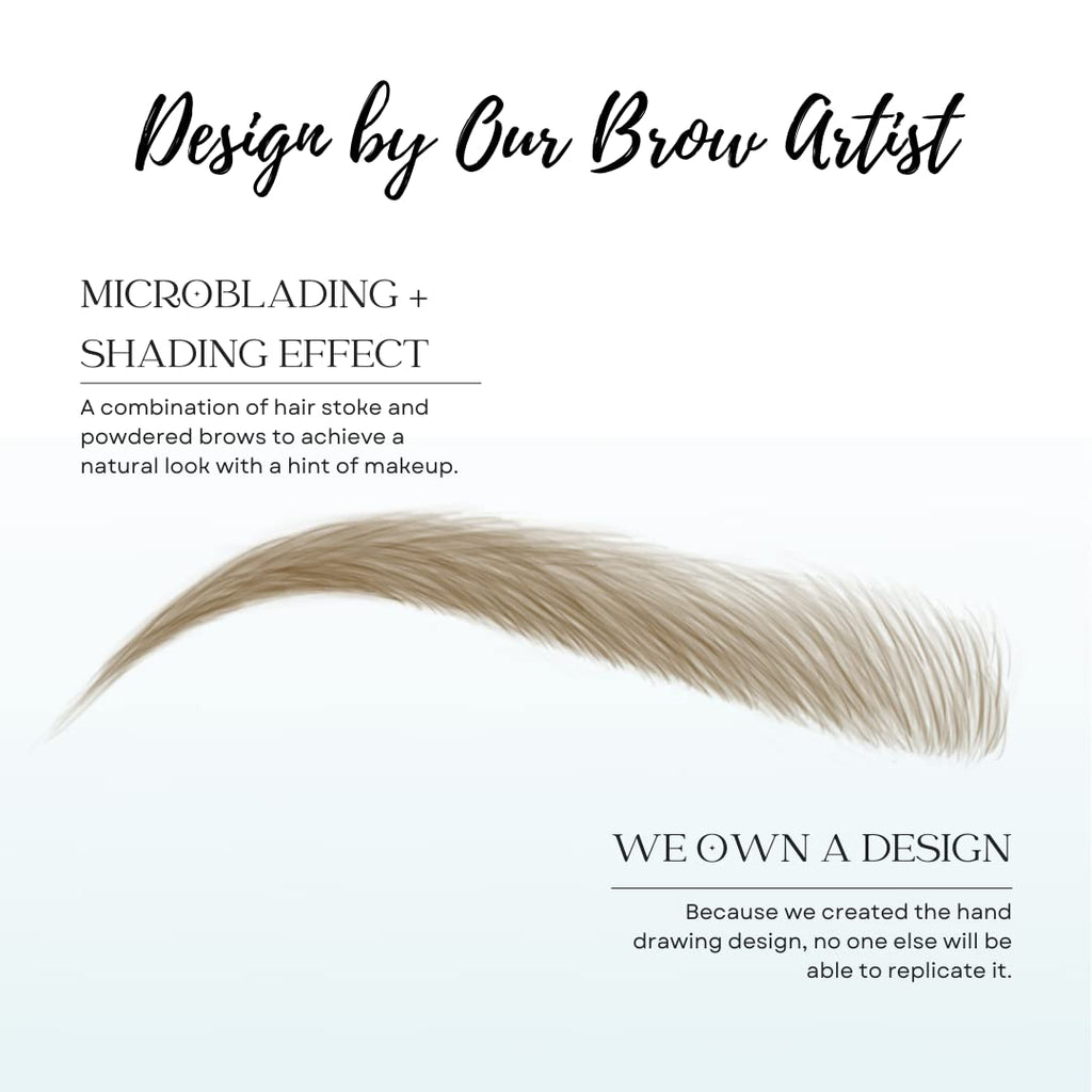 Bliss and Beyond USA | Microblading & Shading Brow Kit – Non-toxic, Vegan, Light Brown (Las Vegas)