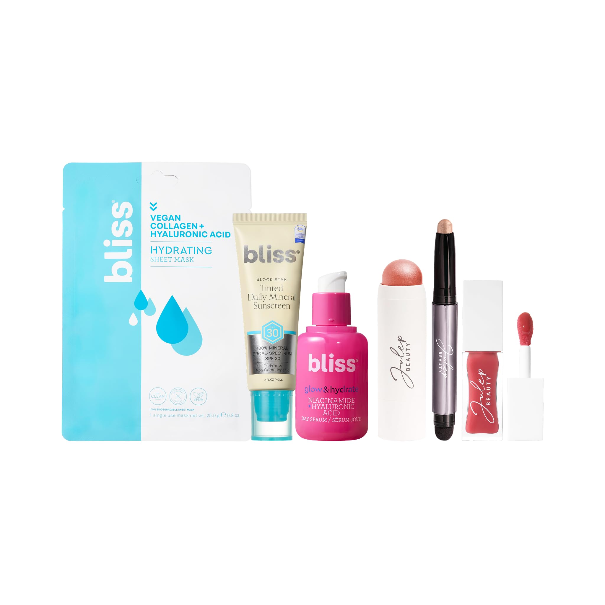 Bliss x Julep Makeup Kit – Hydrating Skincare & Glow Makeup Set