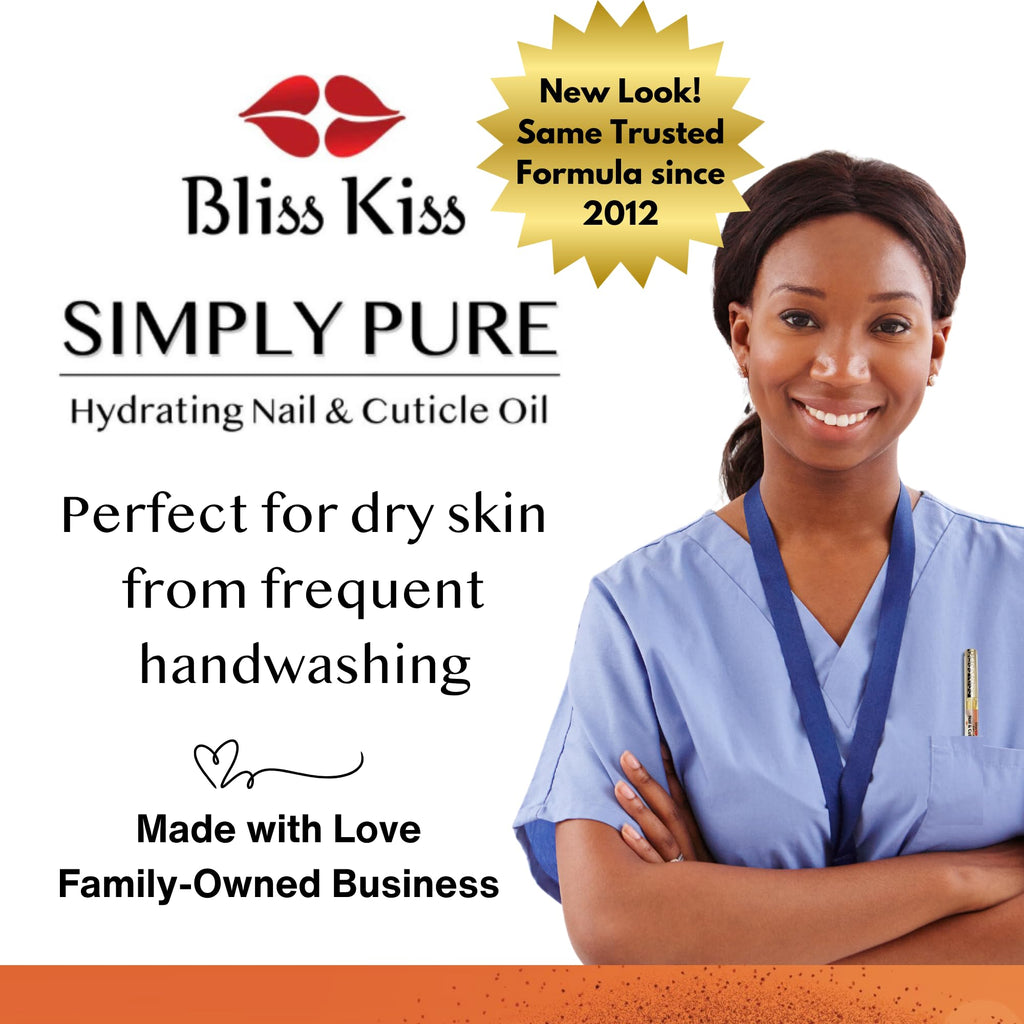 Bliss Kiss Pumpkin Spice Latte Nail Oil Pen | Vitamin E & Jojoba for Stronger Nails