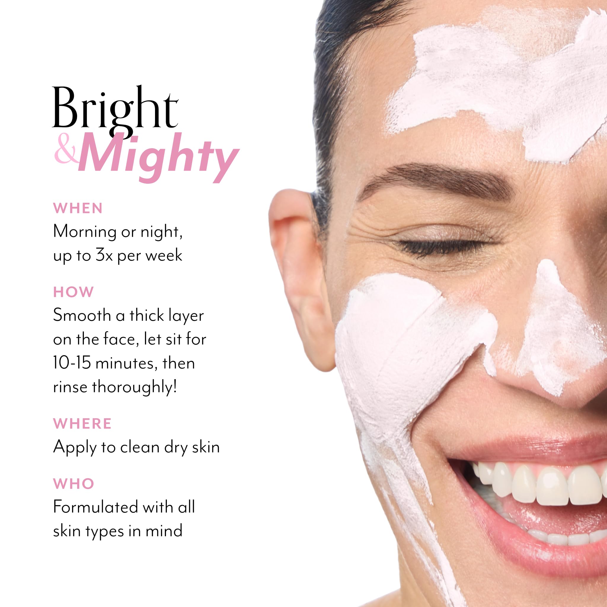 Bliss Mighty Marshmallow + Vitamin C Whipped Mask – Brighten & Hydrate Skin (1.7 oz)