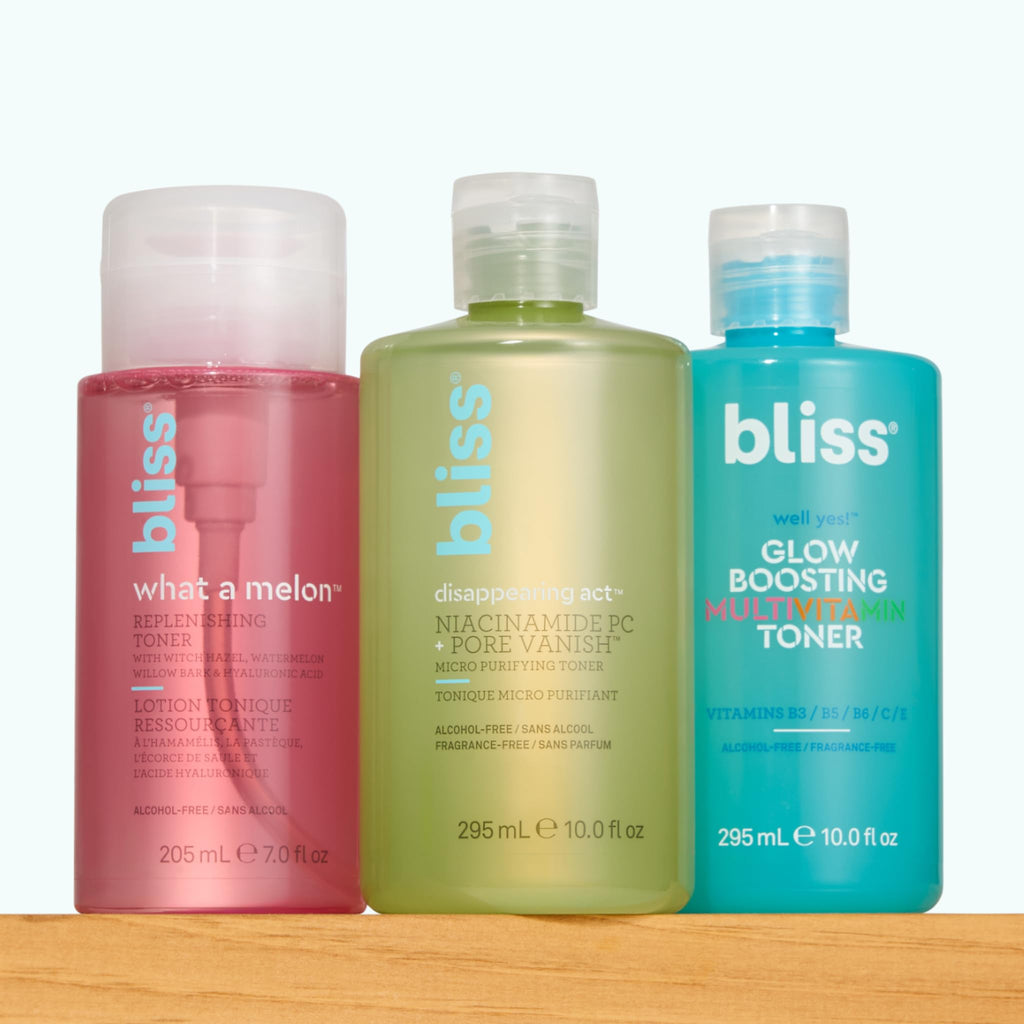 Bliss Well Yes Hydrating Toner with Vitamins B3, B5, B6, C & E – Alcohol-Free