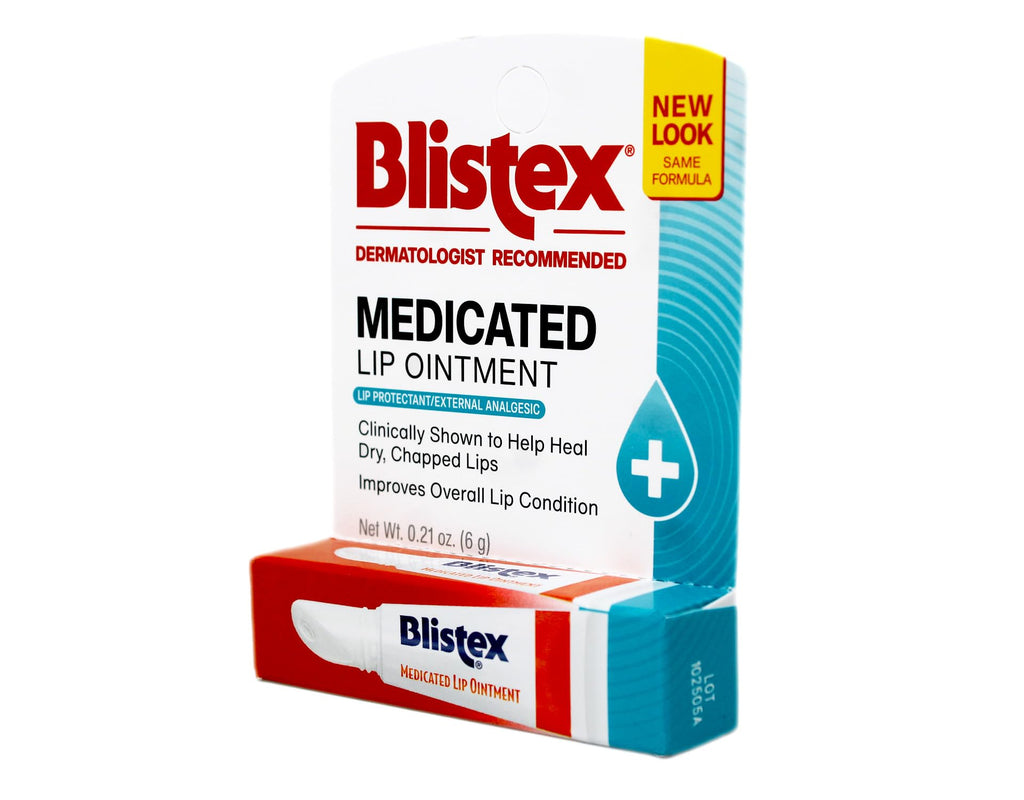 Blistex Medicated Lip Ointment 0.21 oz – Pack of 8 | Hydration, Soothing & Care