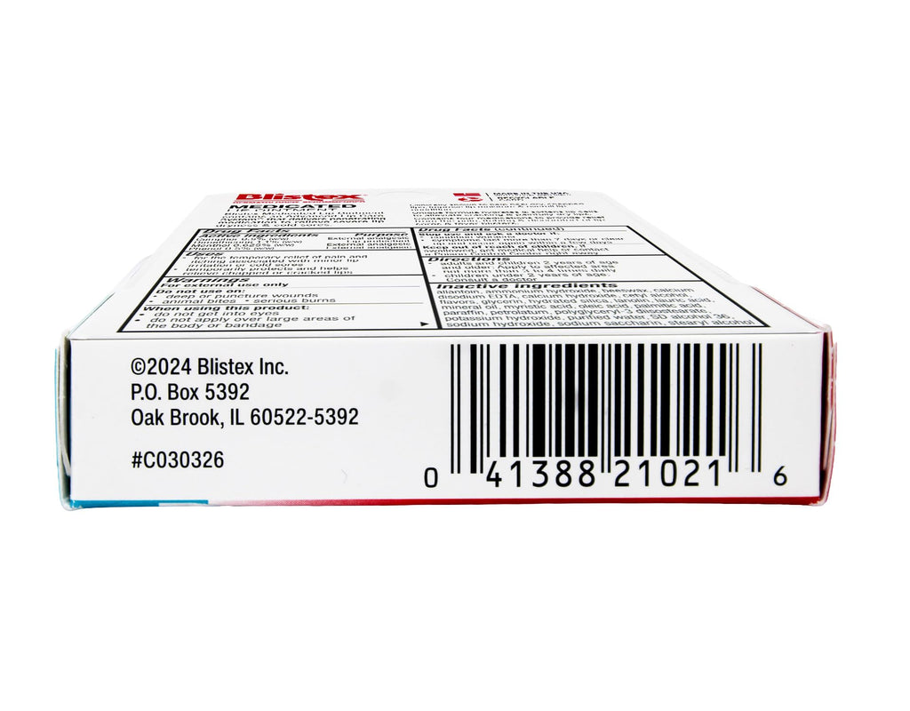 Blistex Medicated Lip Ointment 0.21 oz – Pack of 8 | Hydration, Soothing & Care