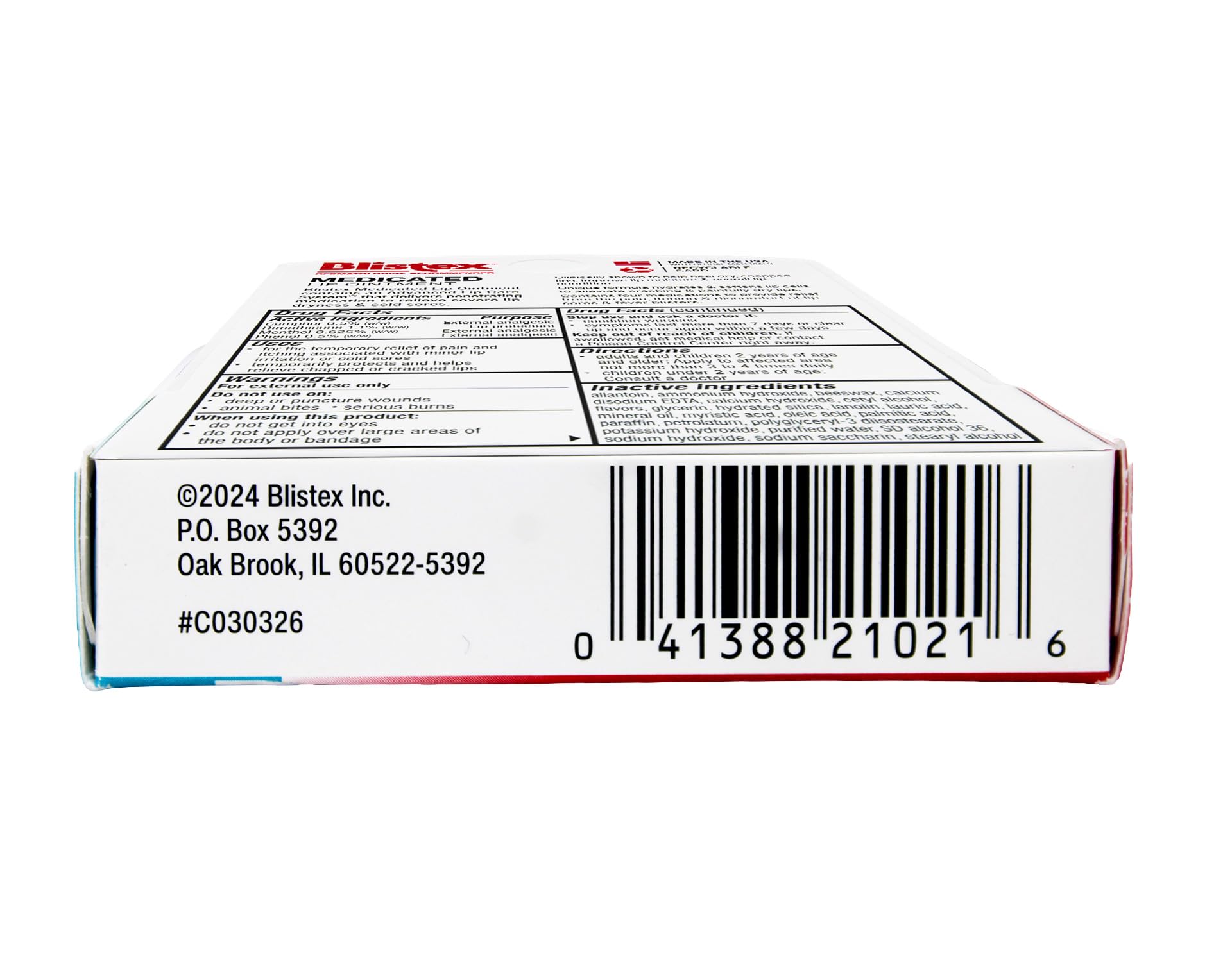 Blistex Medicated Lip Ointment 0.21 oz – Pack of 11 | Lip Care