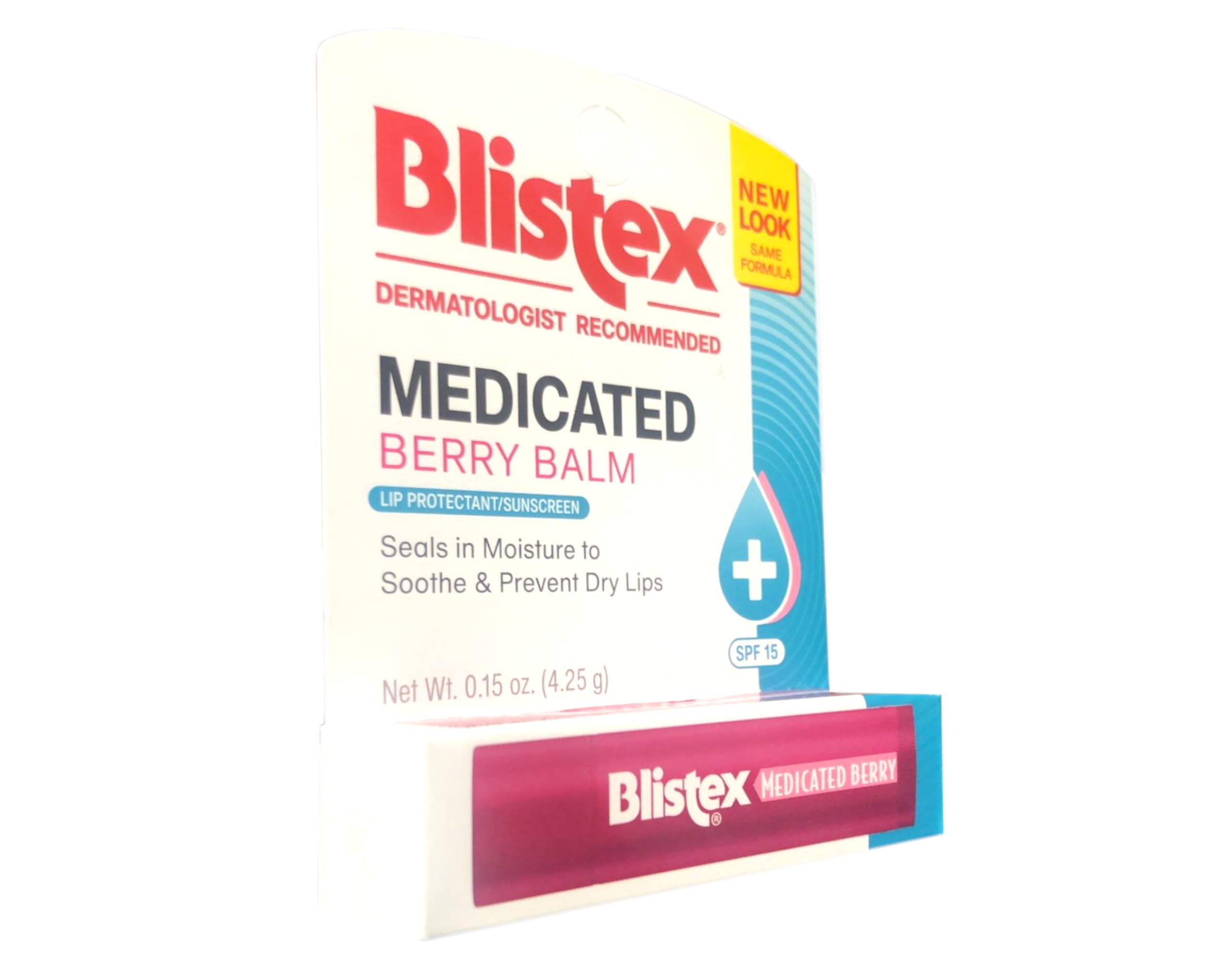 Blistex Medicated Berry Balm SPF 15 Lip Balm – Pack of 7