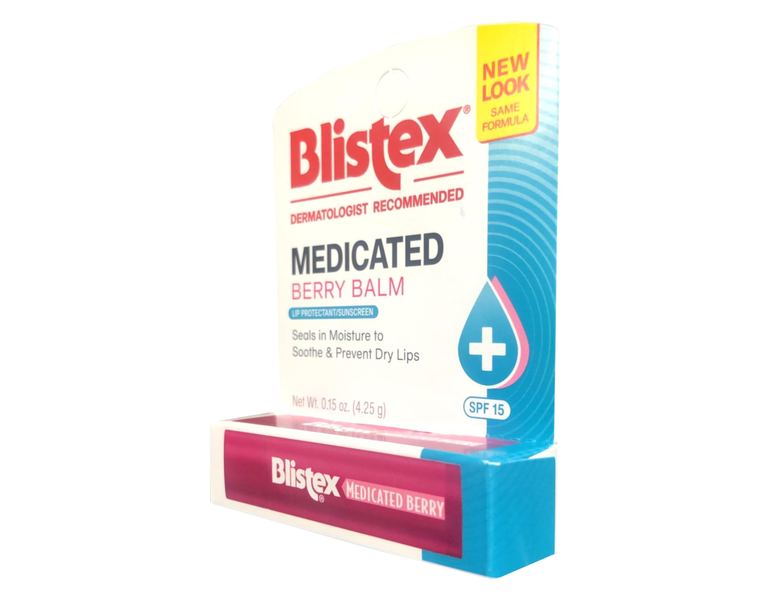 Blistex Medicated Berry Balm SPF 15 Lip Balm – Pack of 7