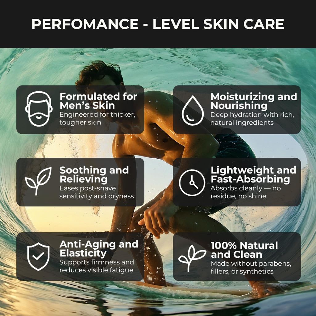 Bloomeo Natural Tallow & Honey Balm for Men | 2.82 oz Whipped Beef Tallow Moisturizer