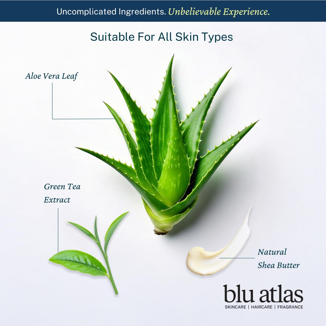 Blu Atlas Body Wash 8 oz – Sulfate-Free Hydrating Gel for Men | Coconut Apricot