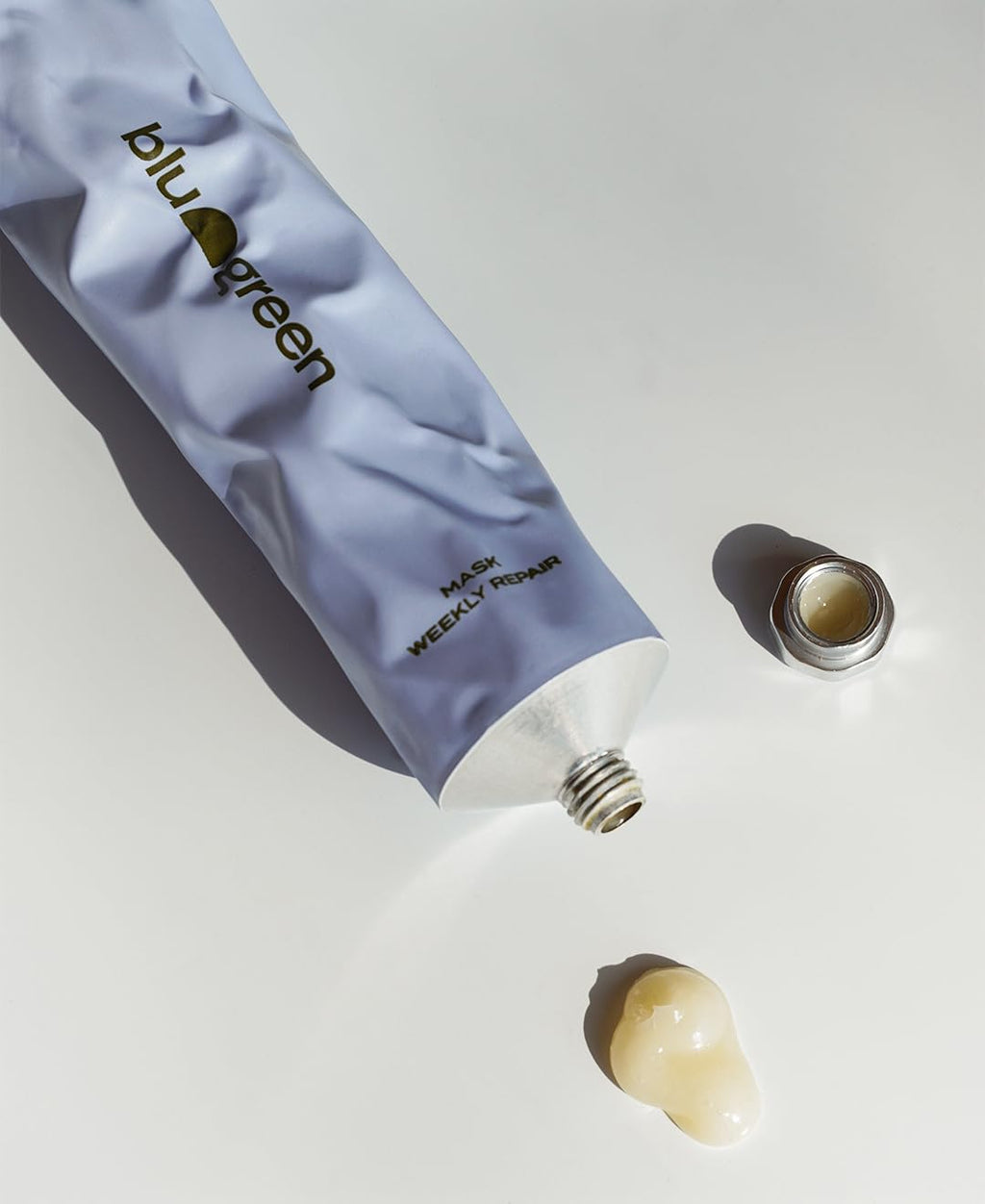 BLU & GREEN Weekly Repair Mask for Dry, Damaged Hair | Restore Strength & Softness