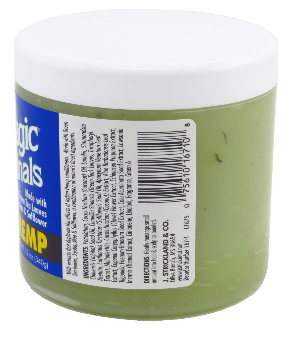 Blue Magic Organics Indian Hemp 12oz Jar (3 Pack) – Herbal Hair Conditioner