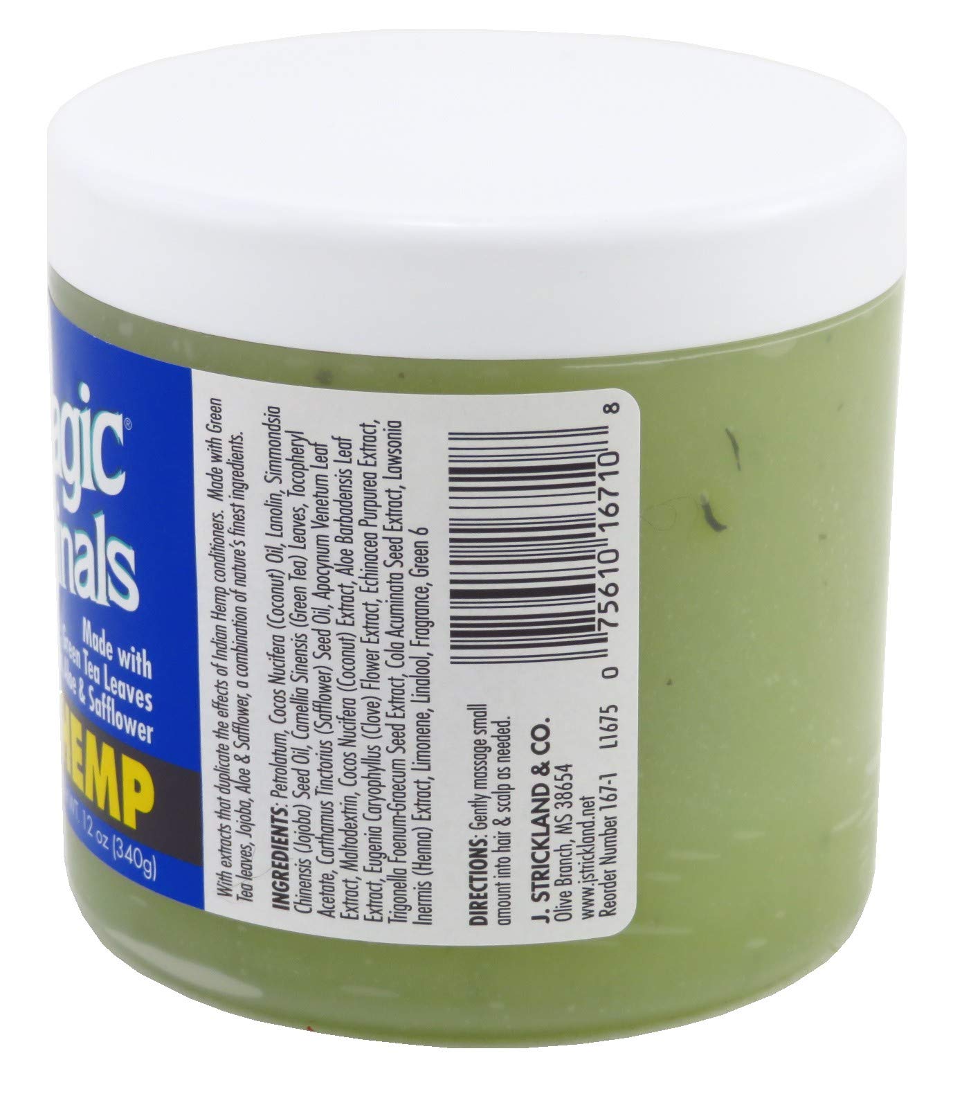Blue Magic Organics Indian Hemp 12oz Jar (3 Pack) – Herbal Hair Conditioner