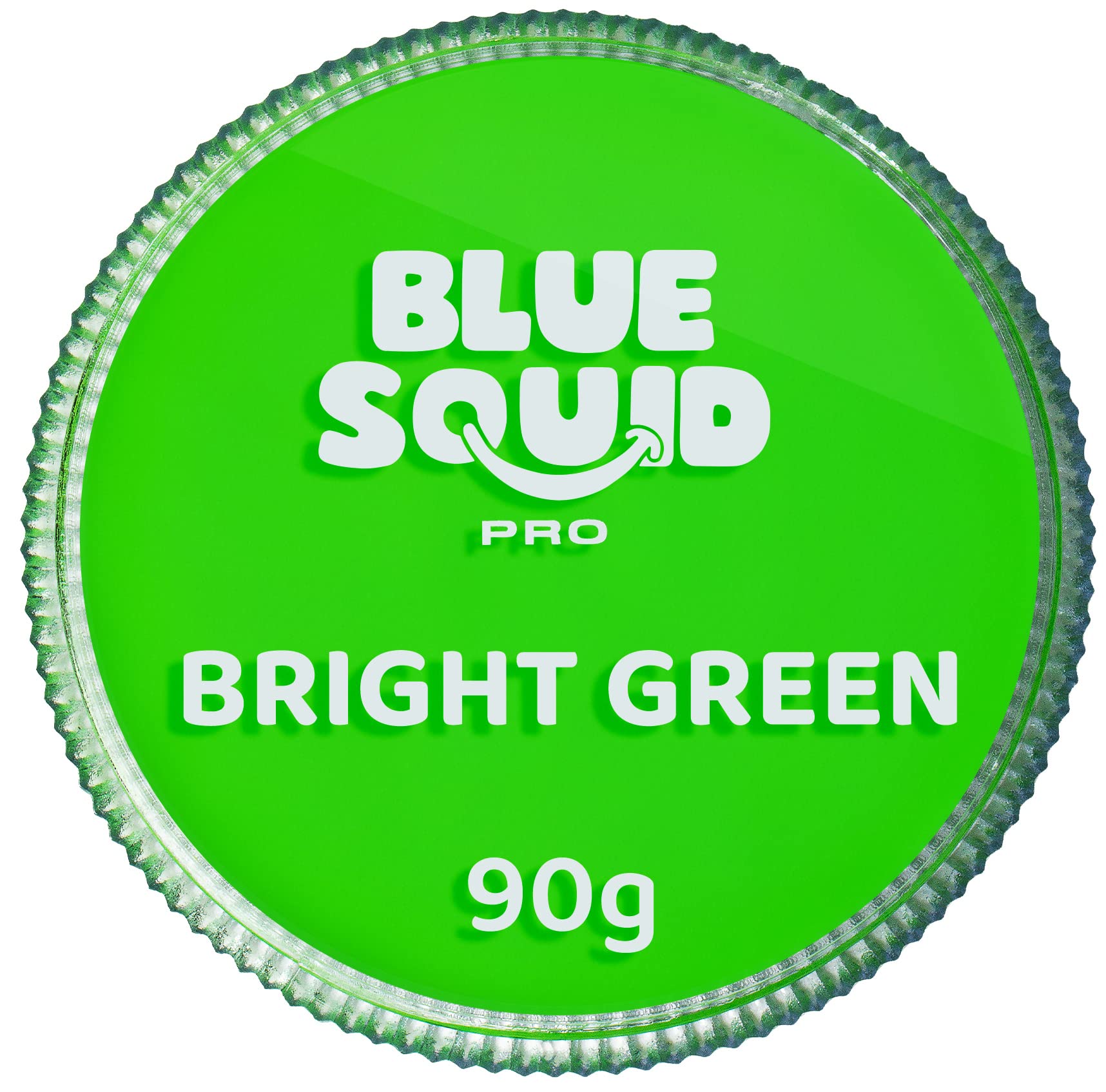 Blue Squid PRO Face Paint - Bright Green 90g / 3oz | Water-Based Professional Face & Body Paint