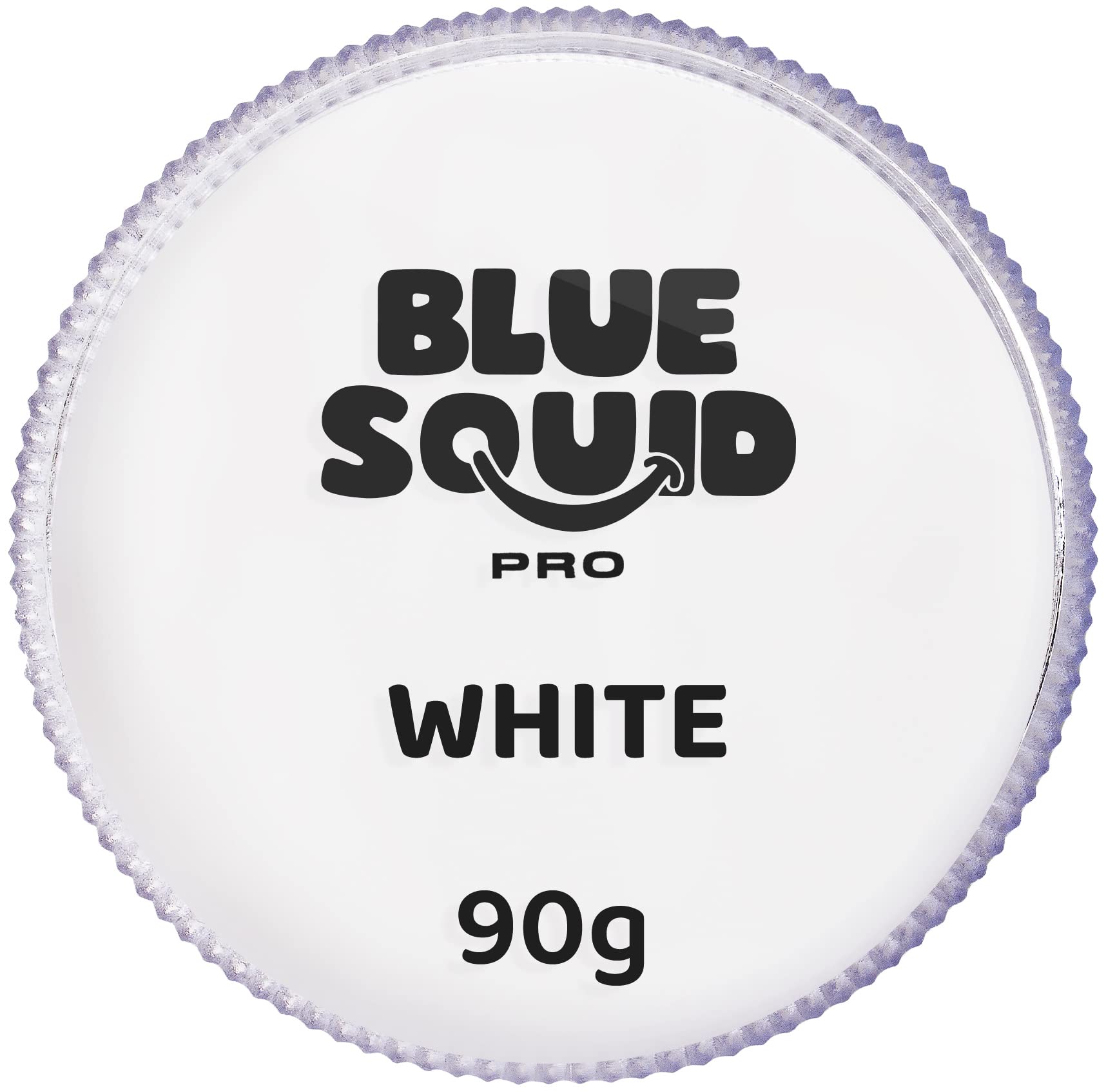 Blue Squid PRO Face Paint - White 90g / 3oz | Water-Based, Professional Face & Body Paint