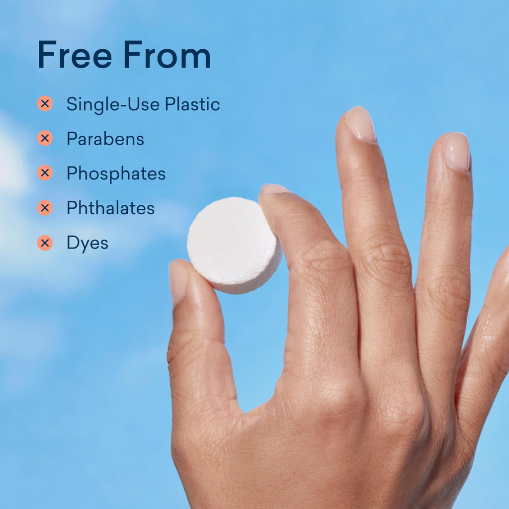 BLUELAND Foaming Hand Soap Refill Tablets – Lavender Eucalyptus, 10-Pack