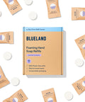 BLUELAND Foaming Hand Soap Refill Tablets – Lavender Eucalyptus, 10-Pack