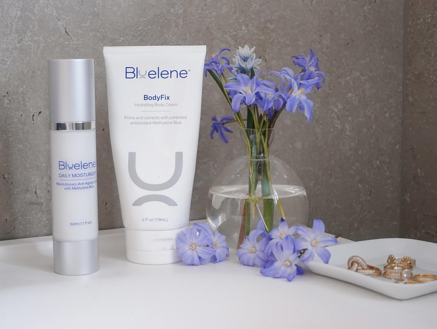 Bluelene Anti Aging Daily Moisturizer with Methylene Blue – Gentle for Sensitive Skin (50 ml / 1.7 fl oz)
