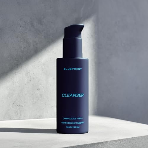 Blueprint Bryan Johnson Gentle Facial Cleanser with SFC & Hyaluronic Acid – Vegan, Fragrance-Free Gel Cleanser