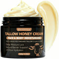 BNNBRGA Beef Tallow Cream for Face & Skin – 4.23oz with Organic Grass-Fed Tallow & Manuka Honey