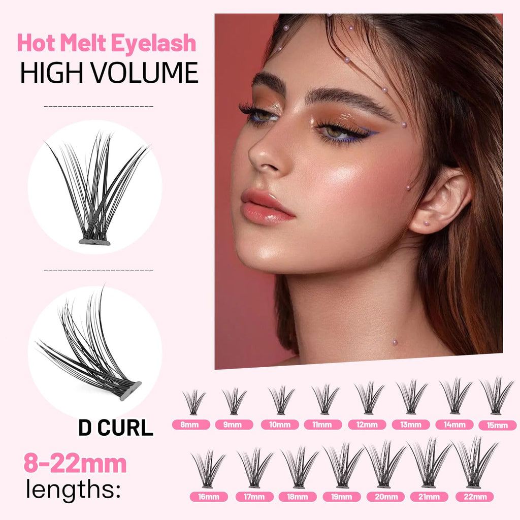 Bodermincer Bodemrincer 20 Root Thickness 0.07mm C Curl Lashes – 8-16mm Mix, 120pcs, 6 Rows