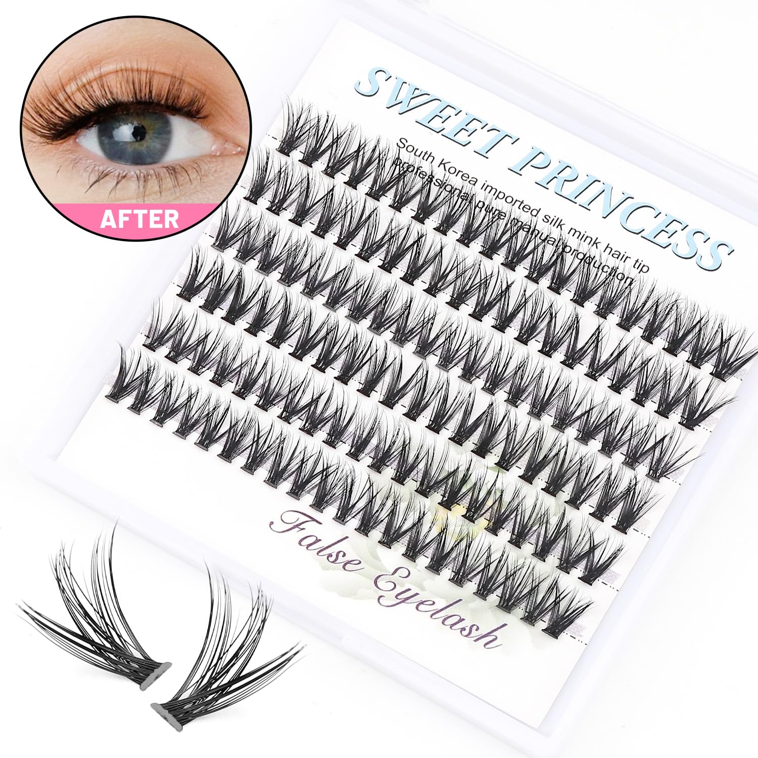 Bodermincer Bodemrincer 20 Root Thickness 0.07mm C Curl Lashes – 8-16mm Mix, 120pcs, 6 Rows
