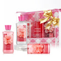 Bodybeau Japanese Cherry Blossom Bath Gift Set – Travel-Size Spa Kit