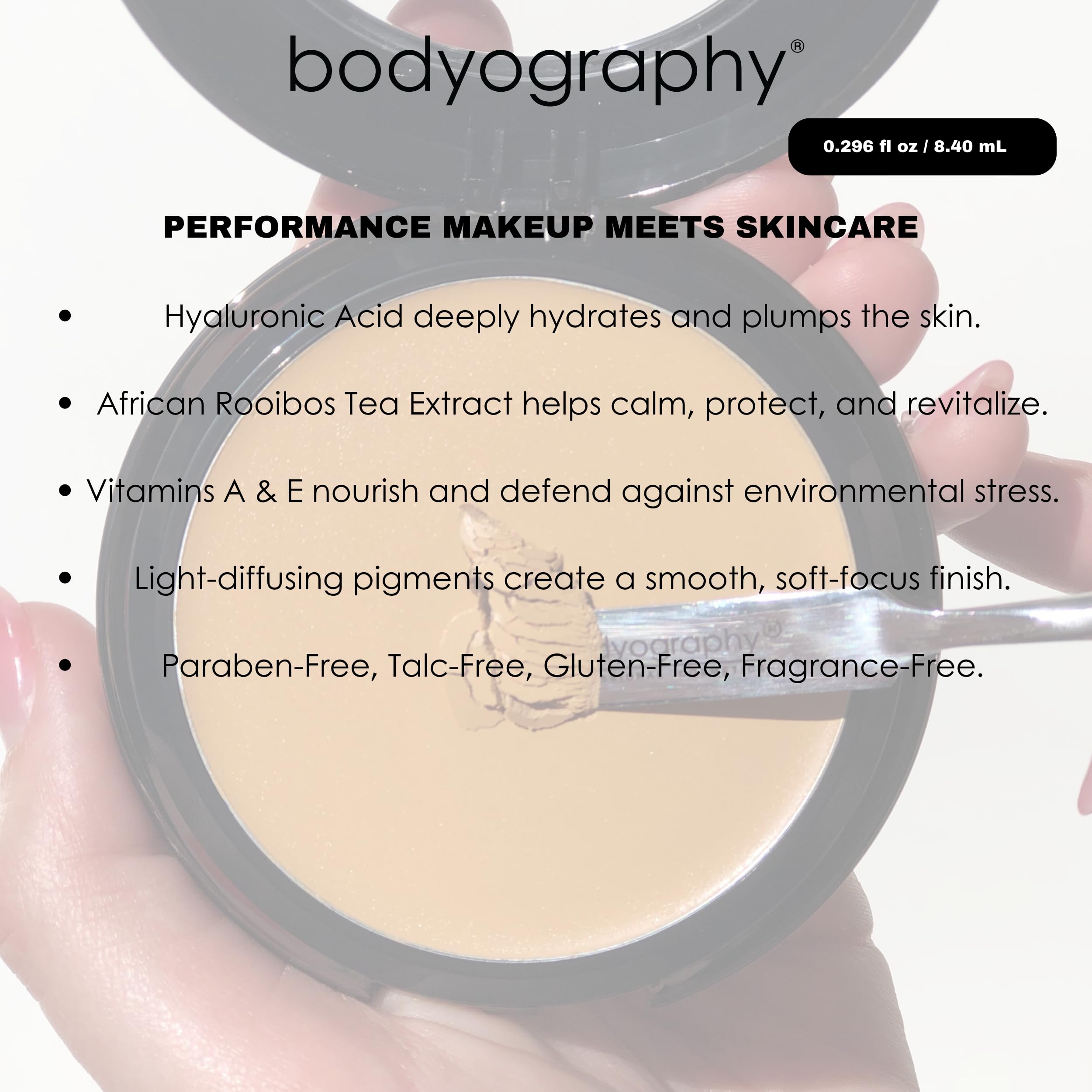Bodyography Silk Cream Foundation #01 Fair – Weightless, Buildable Coverage & Hydration