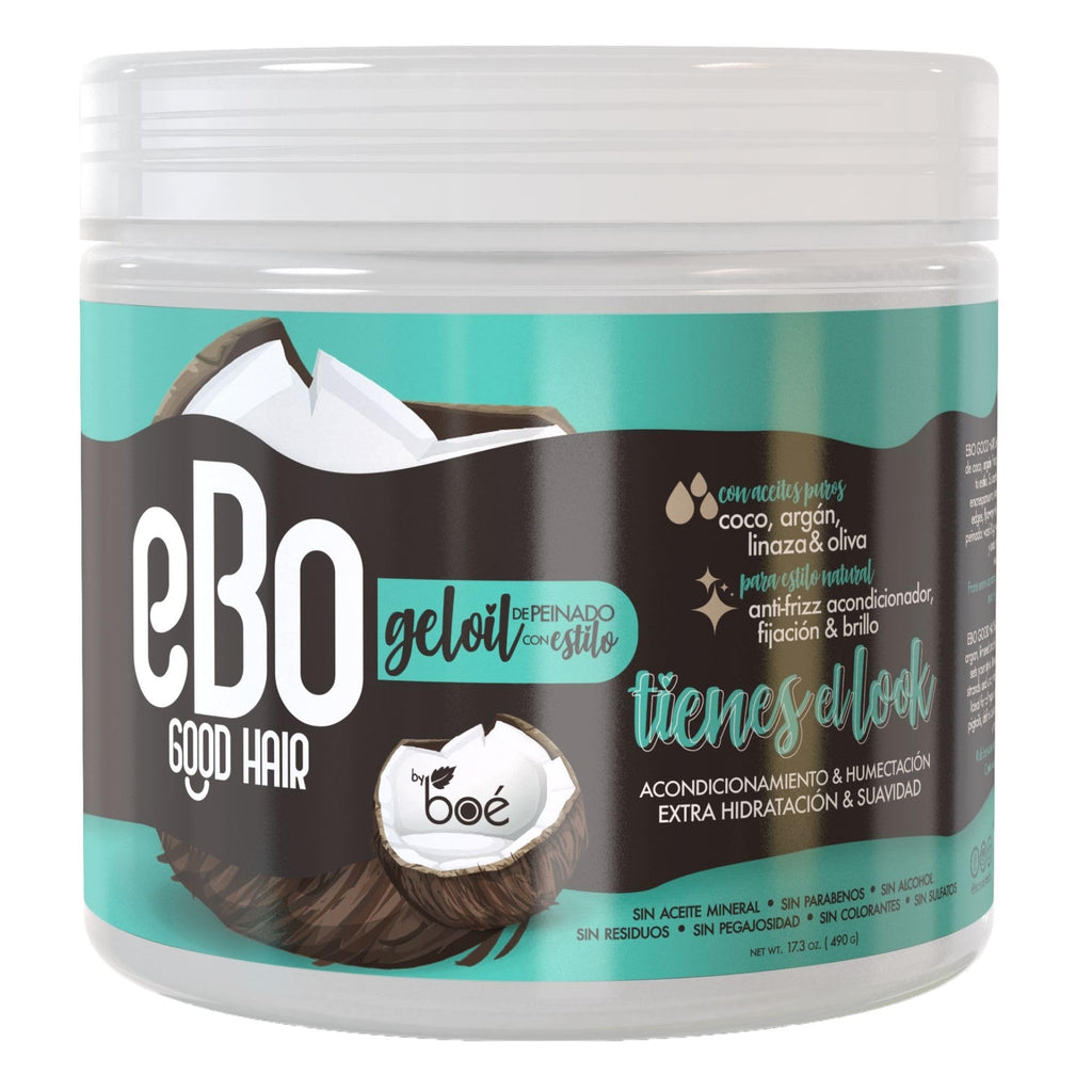 Boe Cosmetics Ebo GelOil Styling Gel – Defines, Holds & Nourishes Hair