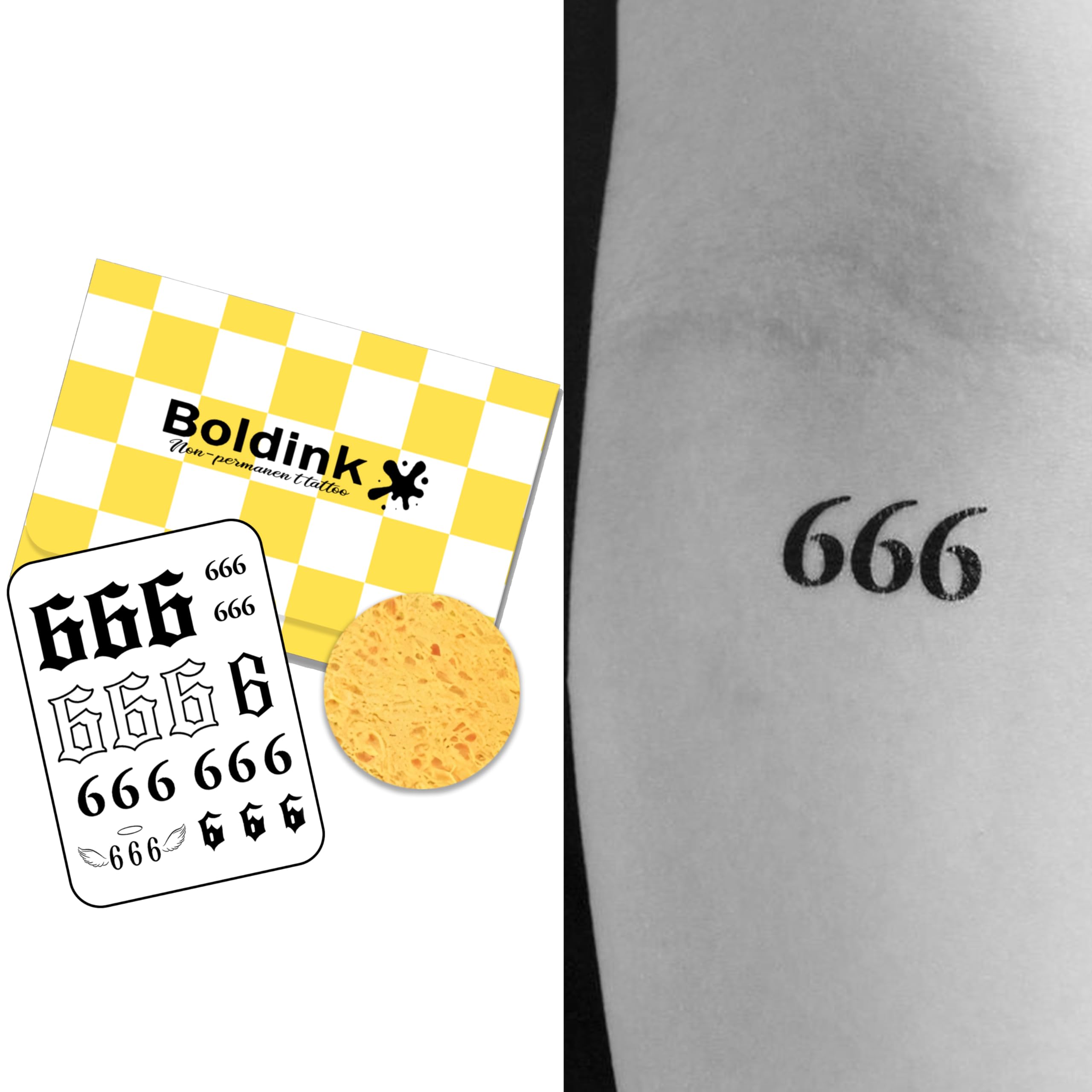 Boldink Semi-Permanent Tattoos | Realistic Waterproof Temporary Tattoos | 7–15 Days | Cruelty-Free Gift Packaging