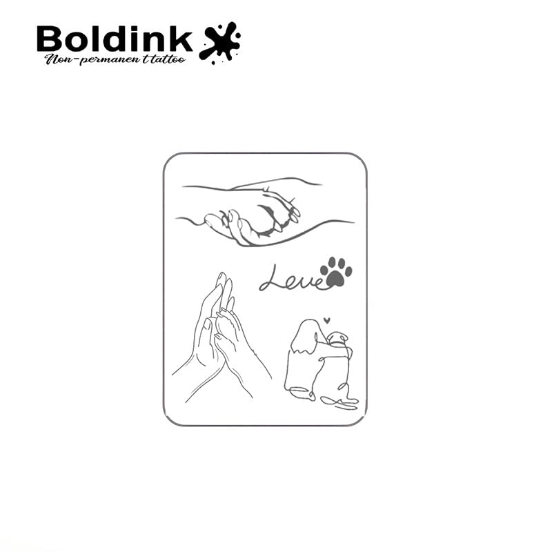 Boldink Semi-Permanent Tattoos – Waterproof Realistic Fake Tattoos (7–14 days) | Gift Box Packaging