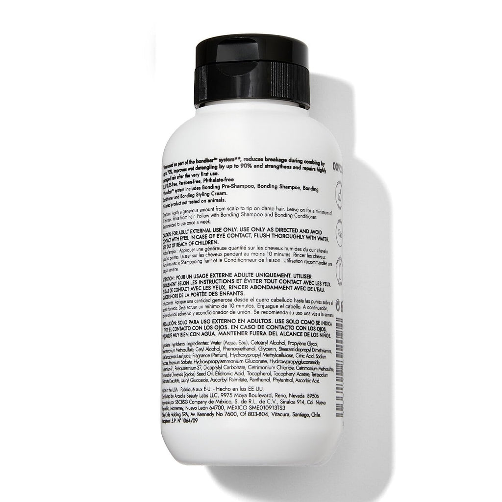 Bondbar PreShampoo Repair Treatment for Damaged Hair | Reduces Breakage & Frizz | Vegan & Cruelty-Free | 4 Fl Oz