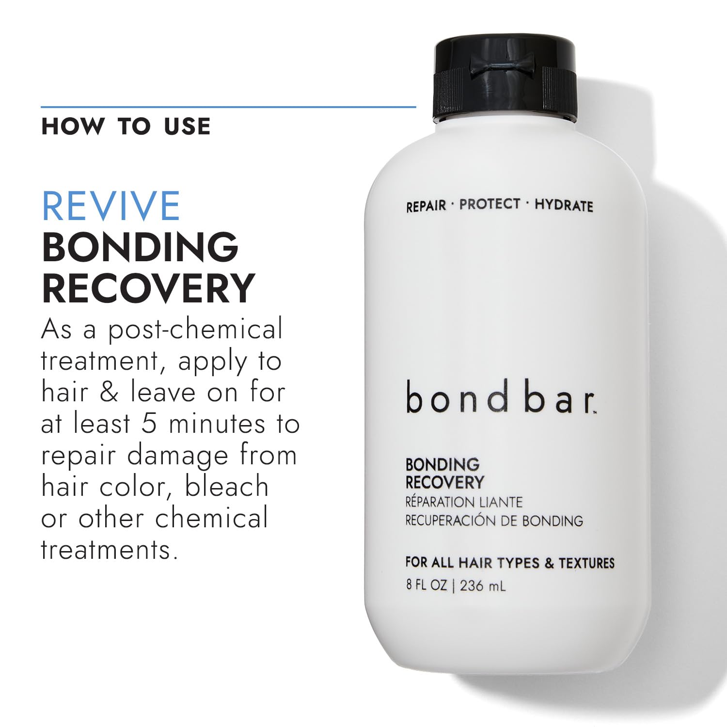 Bondbar Treatment for Damaged Hair — Repairs, Hydrates & Protects Color-Treated Hair | Vegan, Cruelty-Free, 8 oz
