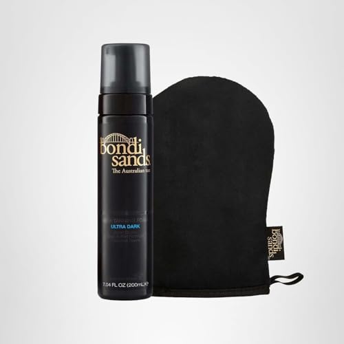 Bondi Sands Ultra Dark Self Tanning Foam + Application Mitt – Flawless Bronze Finish ($32 Value)