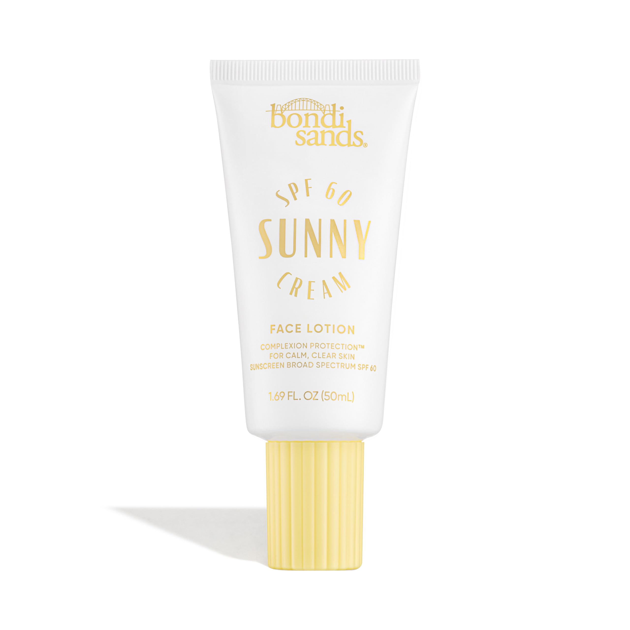 Bondi Sands Sunny Cream SPF 60 Face Lotion – Hydrating, Oil-Free Daily Sunscreen